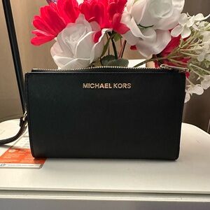 Michael Kors Black and Gold wallet
